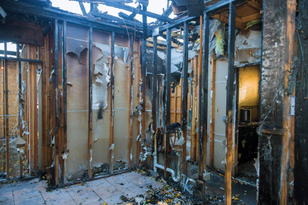 Professional Emergency Fire Cleanup technician working in Escanaba, MI